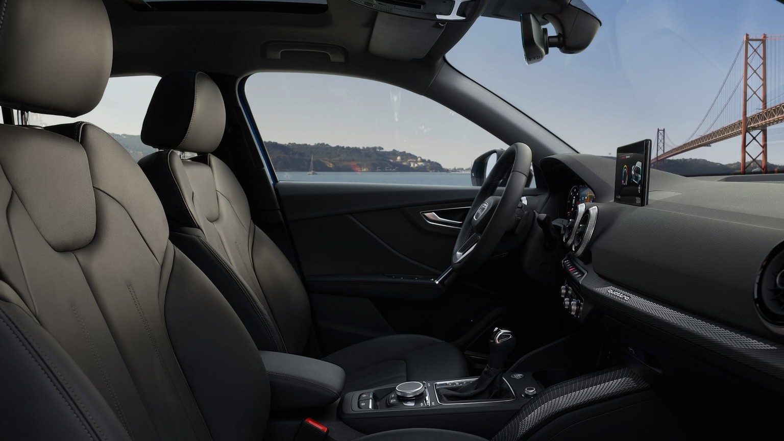 Interior front seats of the Audi Q2